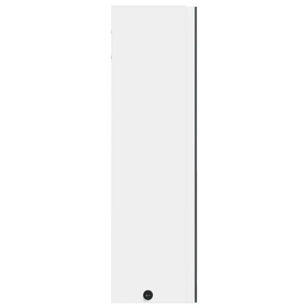Wall-Mounted Bathroom Mirror Cabinet with LED Light