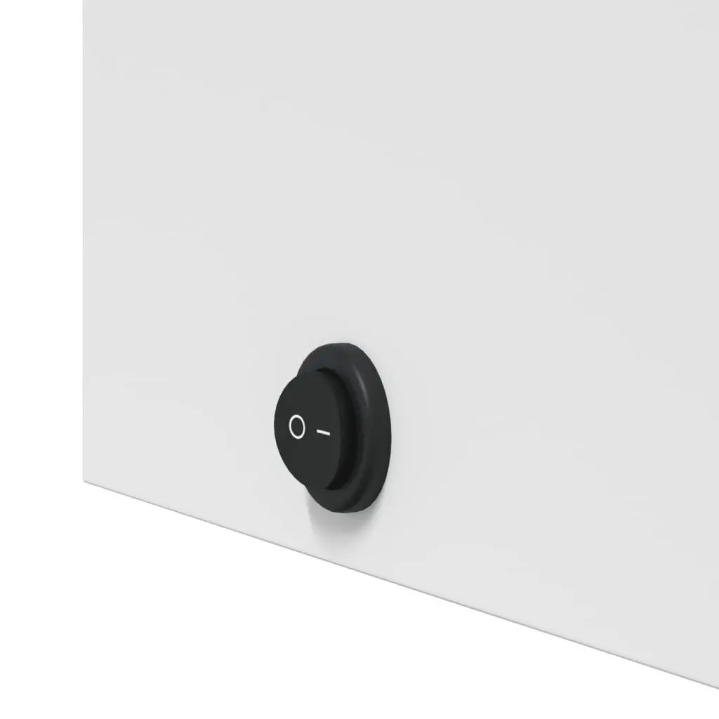Wall-Mounted Bathroom Mirror Cabinet with LED Light