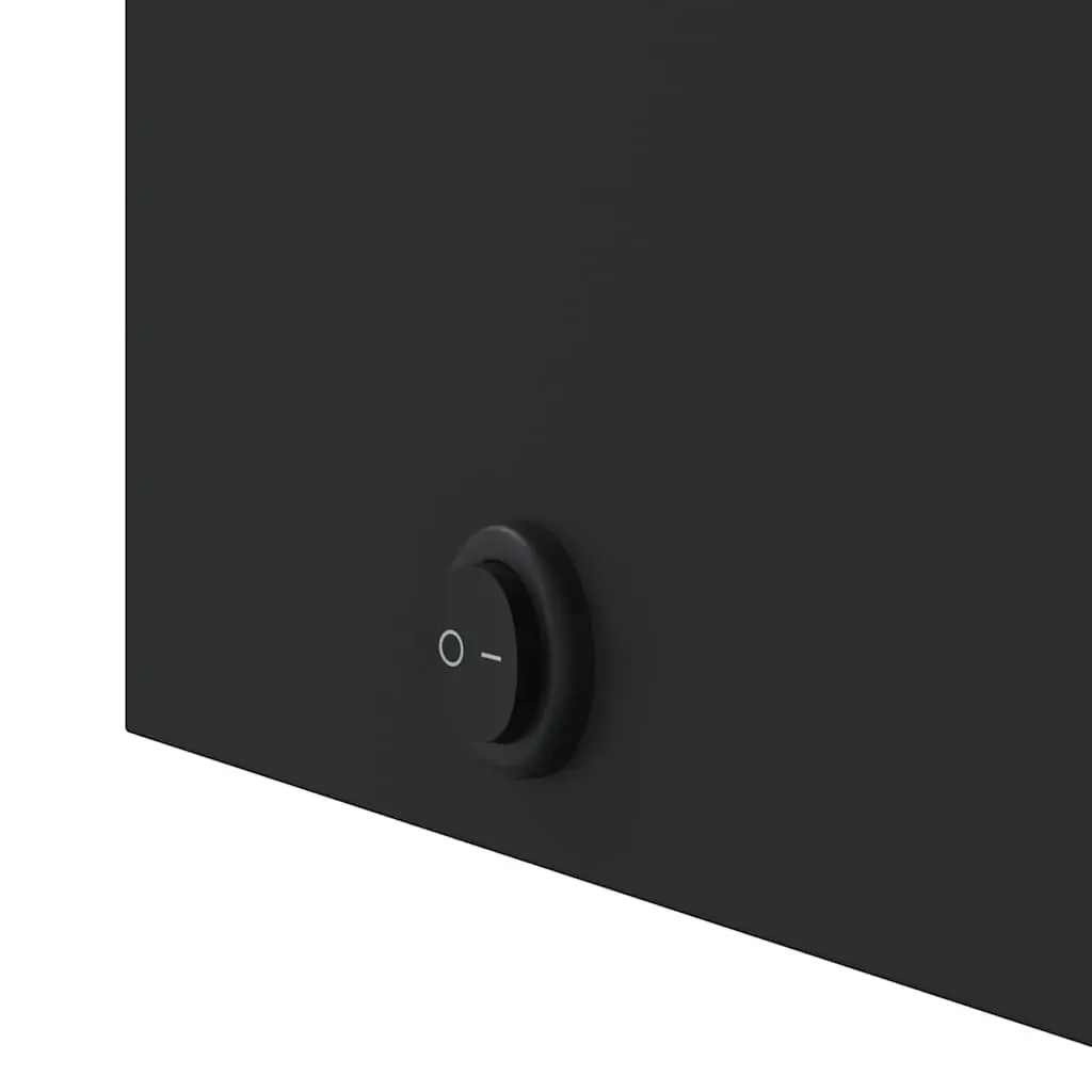 Black Bathroom Mirror Cabinet with LED Light