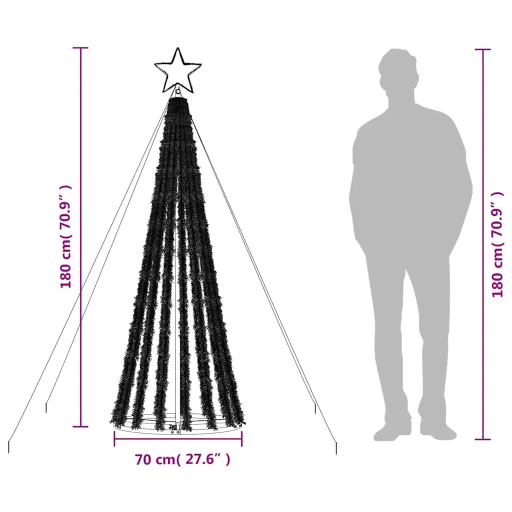 180cm LED Christmas Tree with 275 Lights