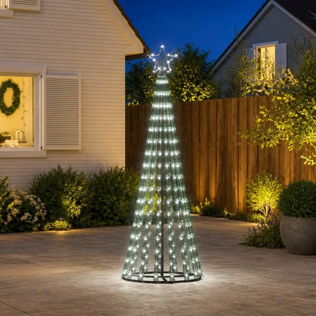 180cm LED Christmas Tree with 275 Cold White Lights