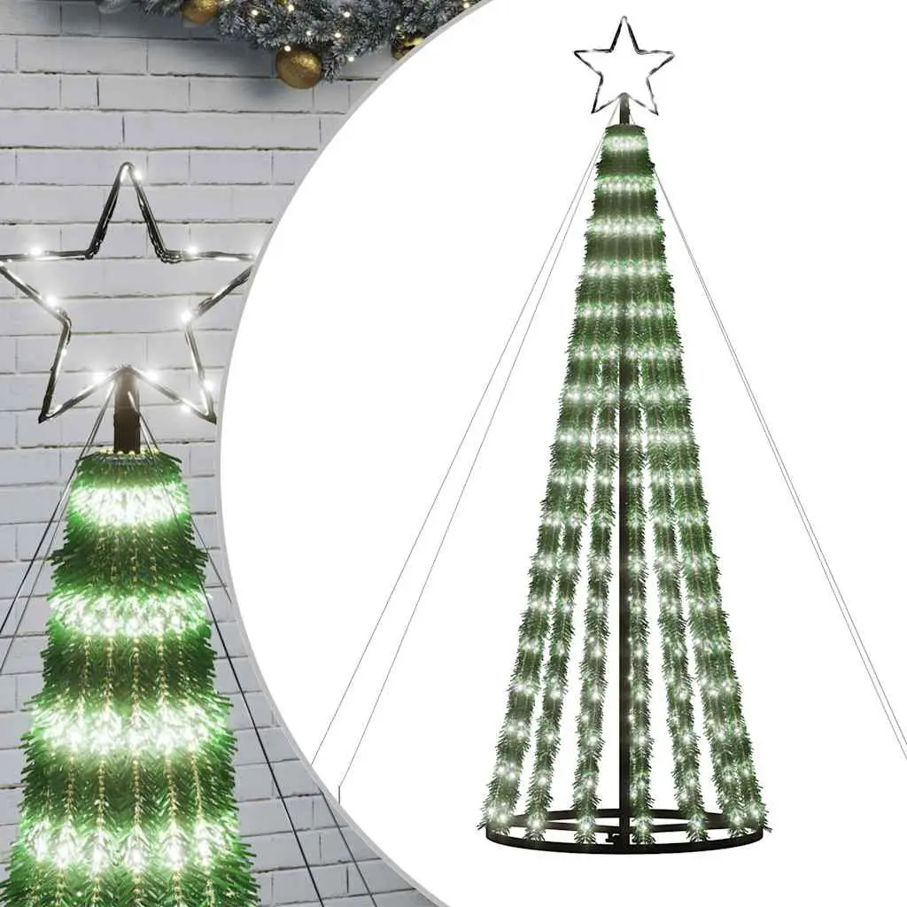 180cm LED Christmas Tree with 275 Cold White Lights