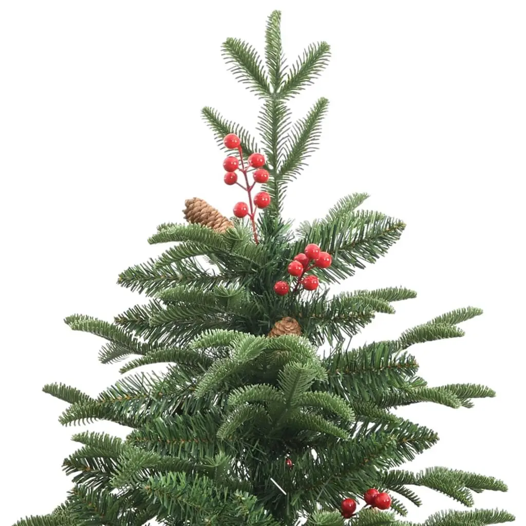 180cm Green Artificial Christmas Tree with Cones