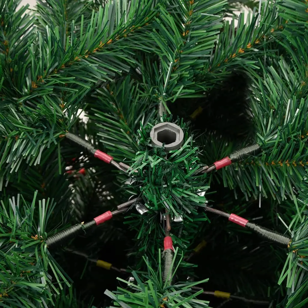 180cm Green Artificial Christmas Tree with Cones