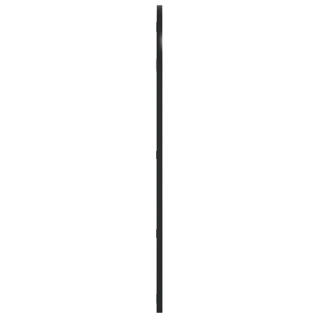 Arch Wall Mirror in Black with Iron Frame