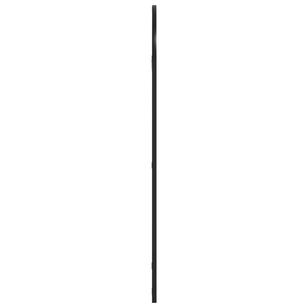 Wall Mirror Iron Frame 50x100 cm Black Minimalist Home Decor