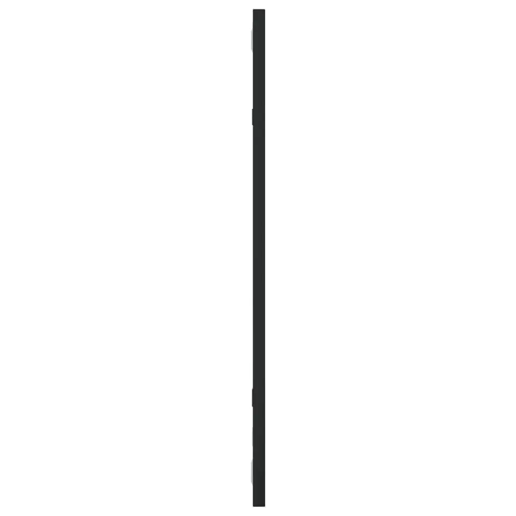 Black Rectangle Wall Mirror 30x60 cm Iron Frame