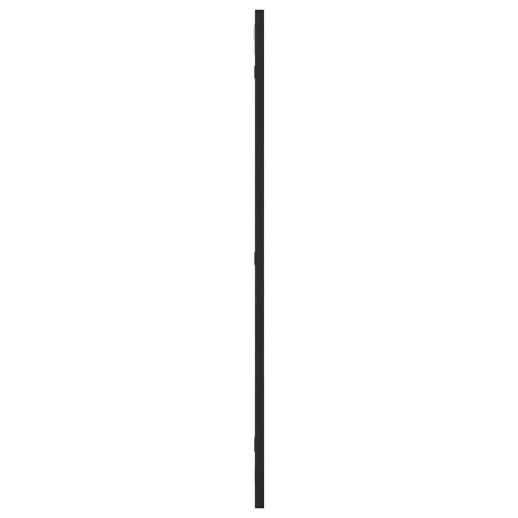 Black Rectangle Wall Mirror 40x80cm with Iron Frame