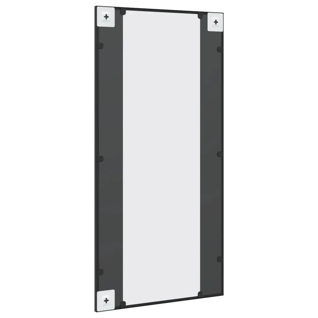 Rectangle Black Wall Mirror 50x100 cm with Iron Frame
