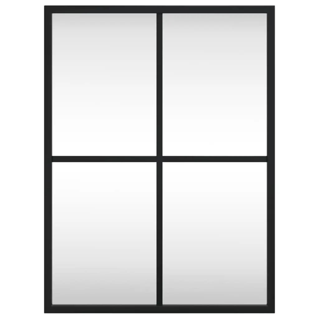 Rectangle Black Wall Mirror 30x40 cm with Durable Frame