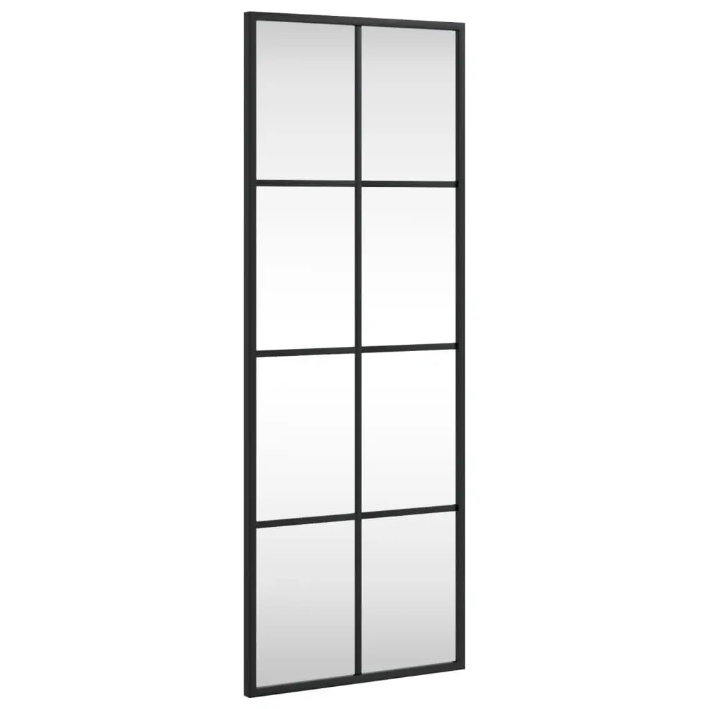 Wall Mirror Rectangle Black 30x80cm Minimalist Home Decor Glass Bathroom Bedroom