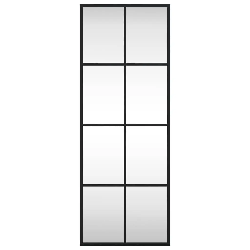 Wall Mirror Rectangle Black 30x80cm Minimalist Home Decor Glass Bathroom Bedroom
