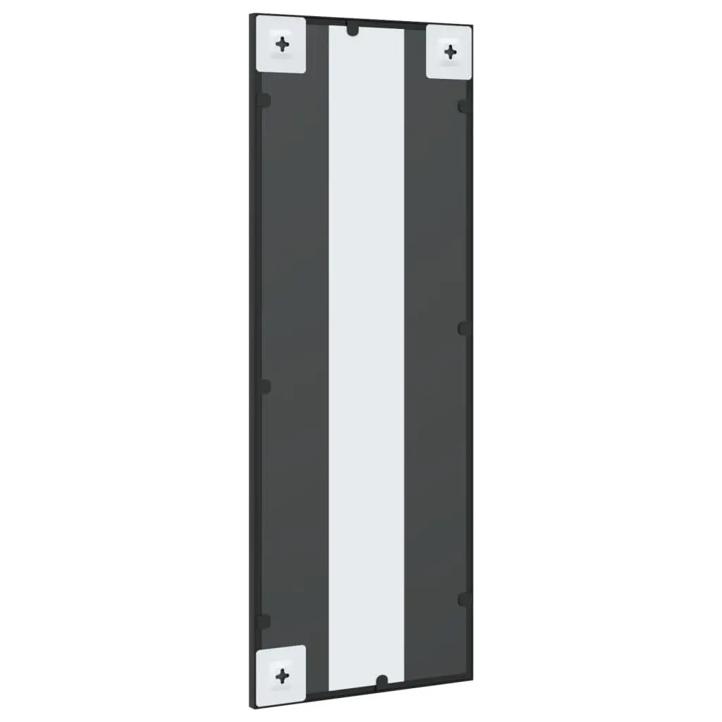 Wall Mirror Rectangle Black 30x80cm Minimalist Home Decor Glass Bathroom Bedroom