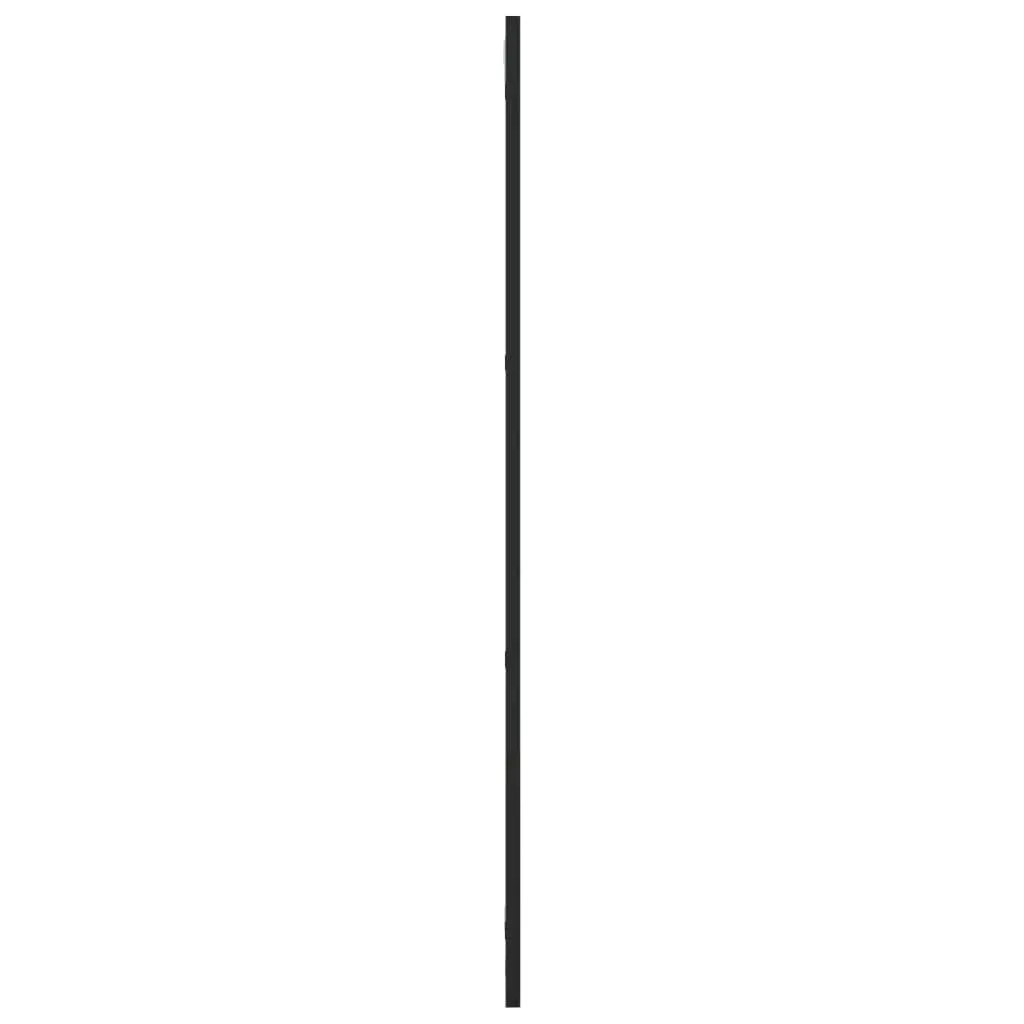 Wall Mirror Rectangle Black 30x100 cm Vertical Horizontal Mount Home Decor