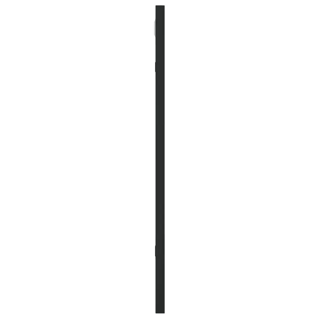 Black Rectangle Wall Mirror 40x50 cm with Durable Frame