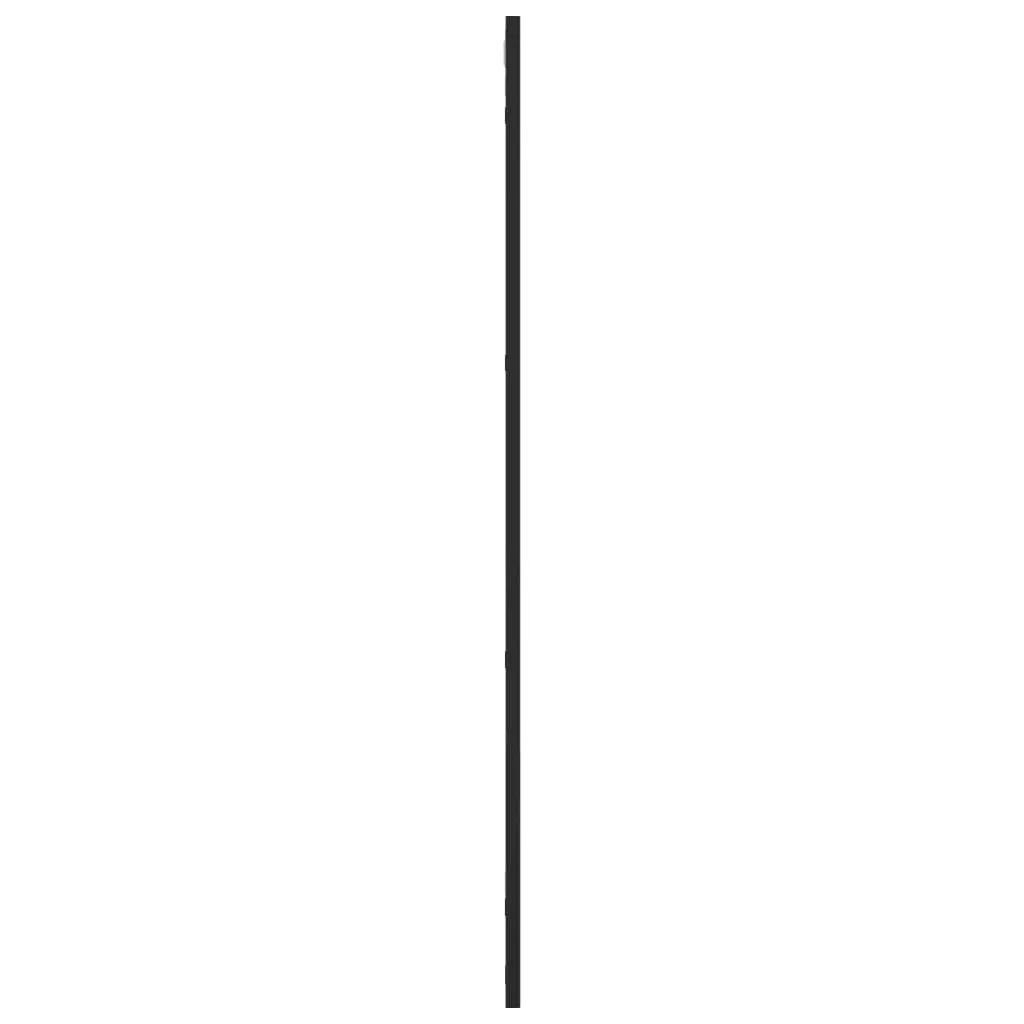 Black Rectangle Wall Mirror 50x100 cm