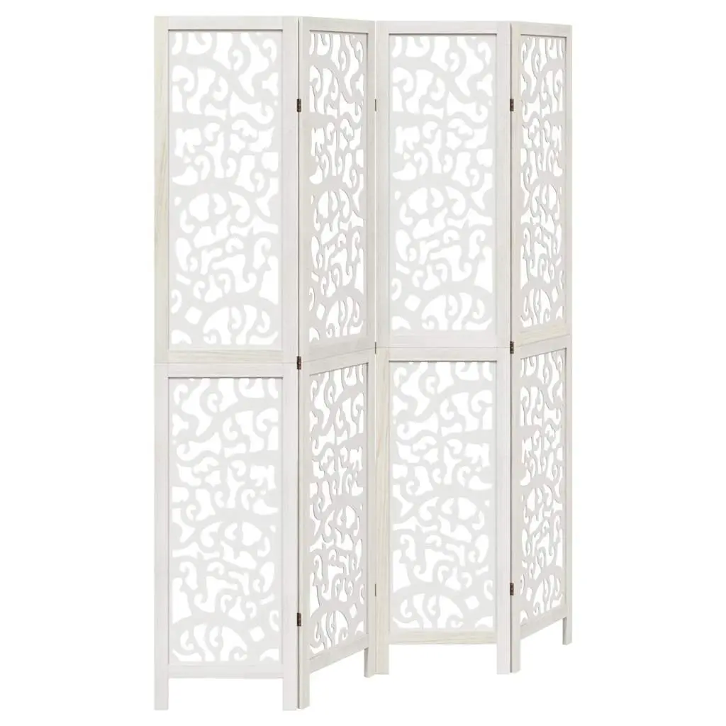 4-Panel Folding Privacy Screen for Indoor Use