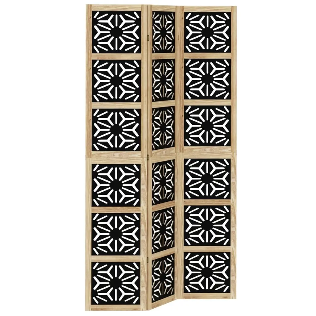 3-Panel Folding Room Divider for Privacy