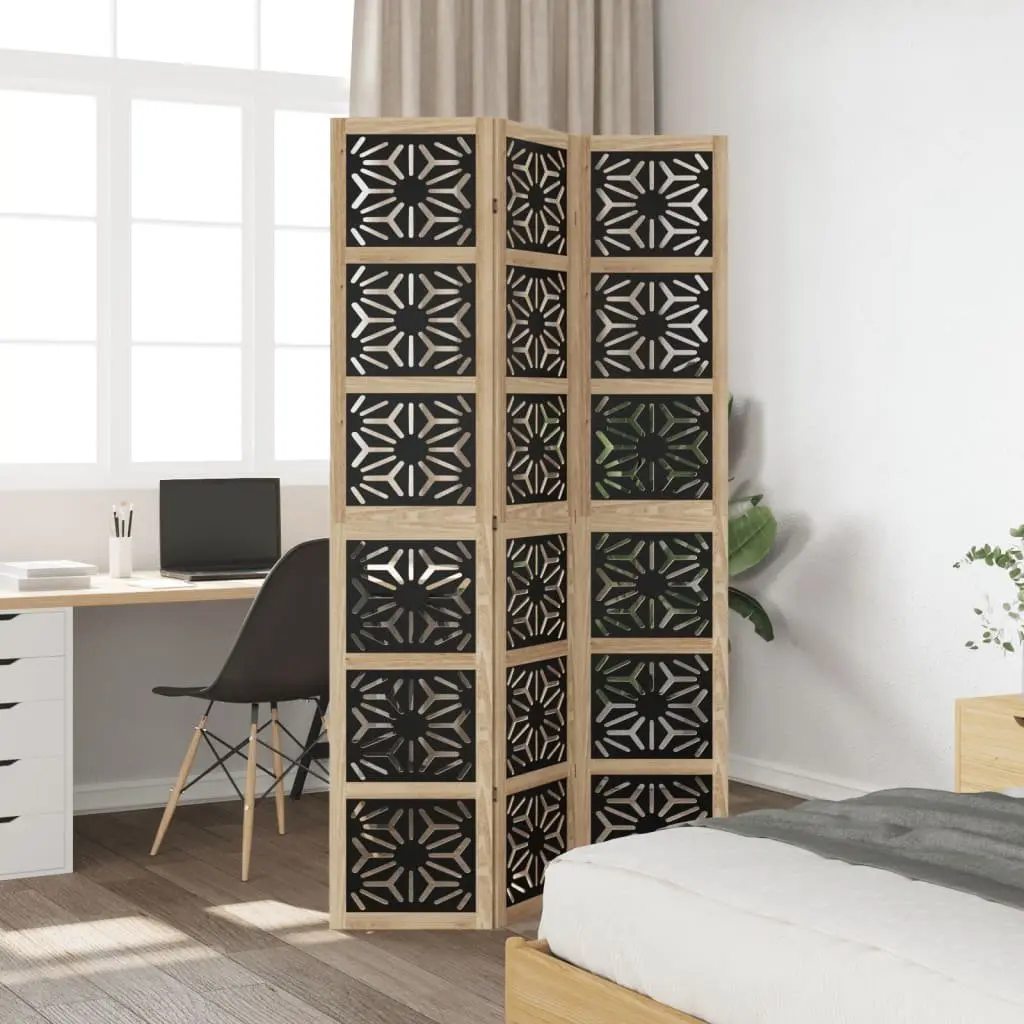 3-Panel Folding Room Divider for Privacy