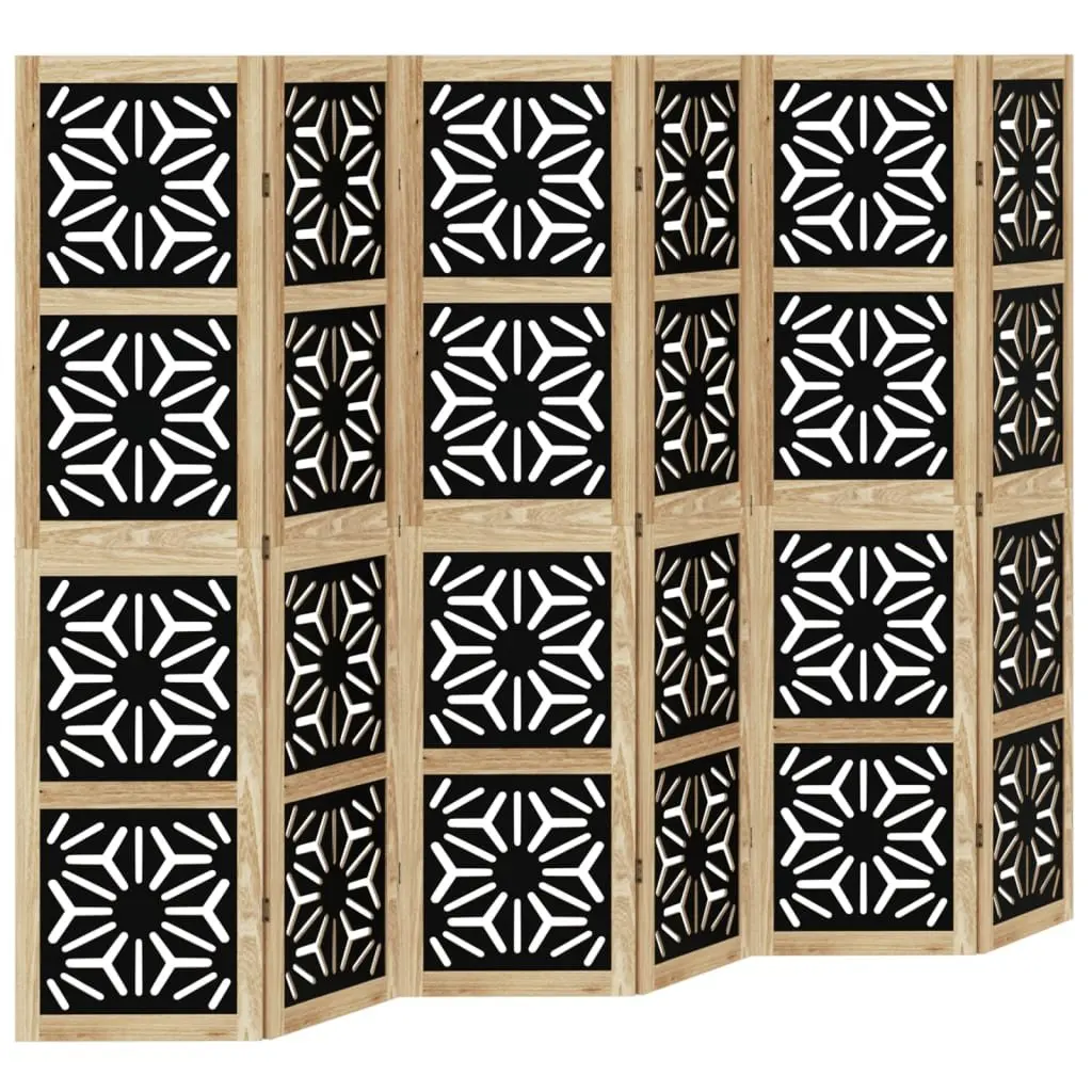6 Panel Folding Room Divider for Indoor Spaces
