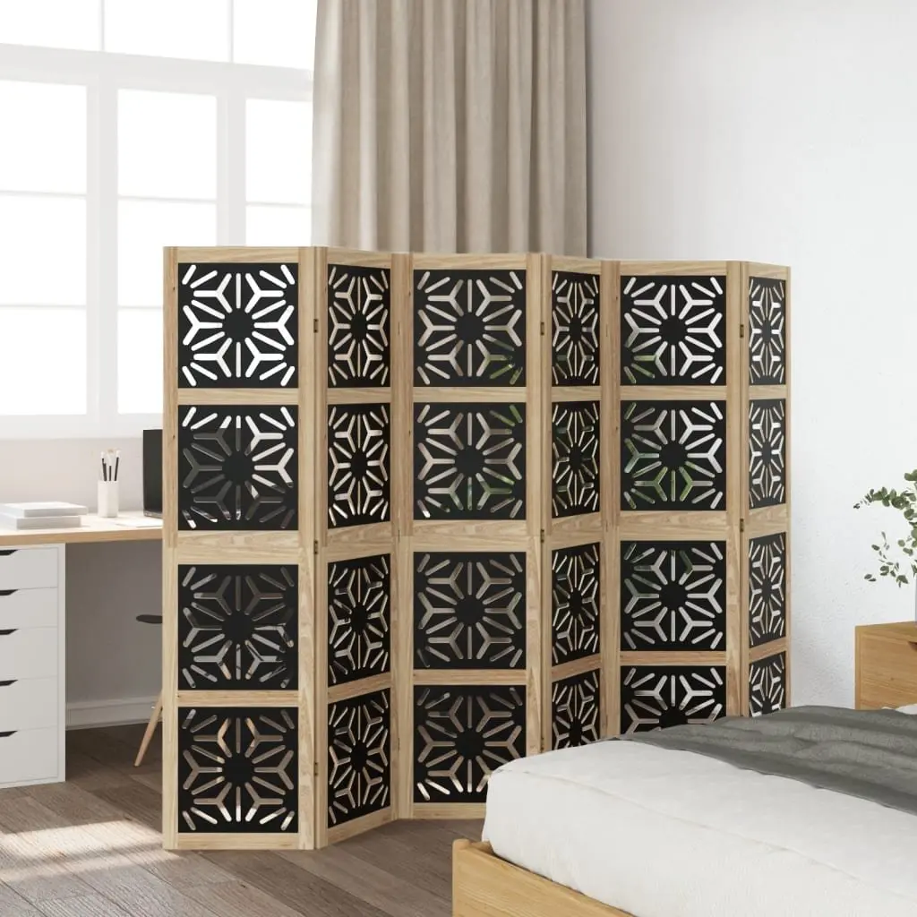 6 Panel Folding Room Divider for Indoor Spaces