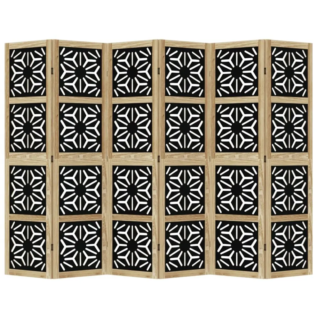 6 Panel Folding Room Divider for Indoor Spaces