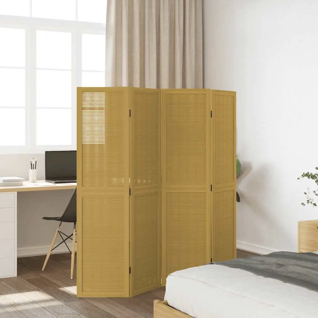4-Panel Folding Privacy Screen for Home
