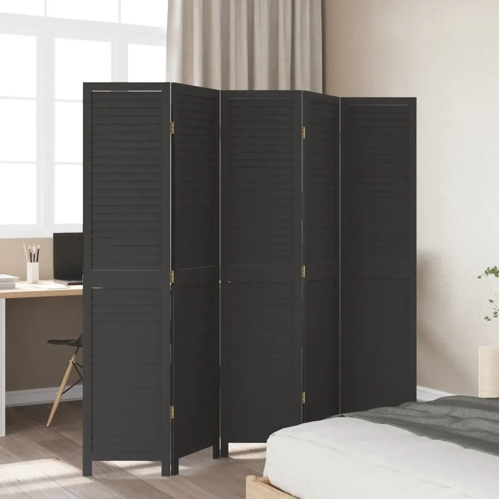 Room Divider 5 Panel Folding Screen Partition Privacy Space Bedroom Living Room
