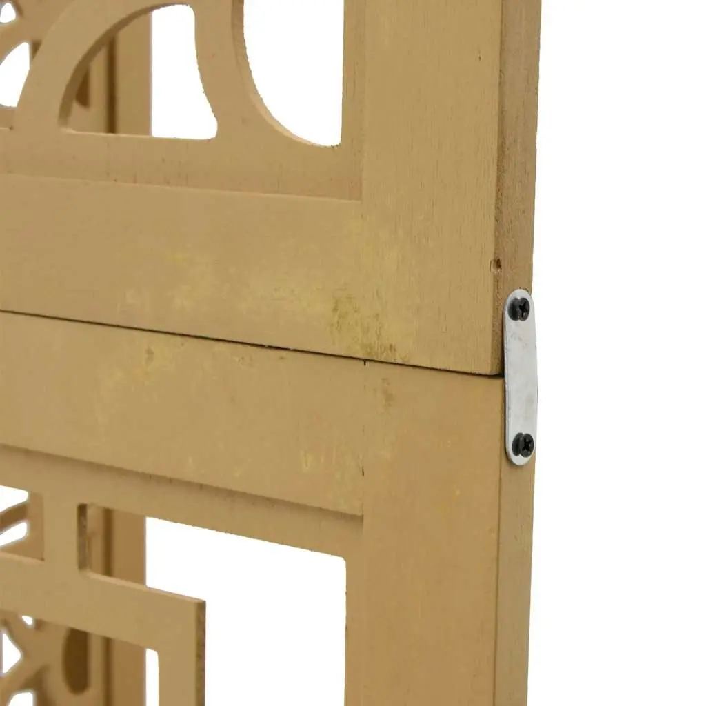 4-Panel Folding Room Divider for Indoor Use