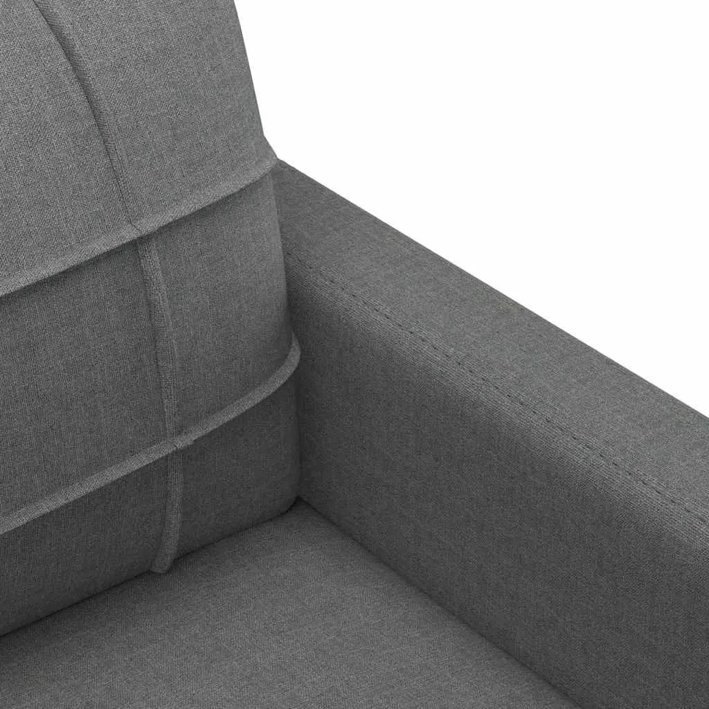 Grey Fabric Sofa Chair with Padded Comfort