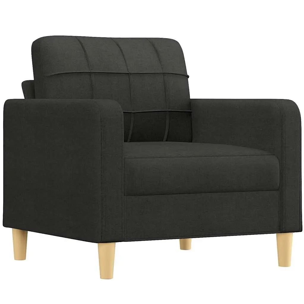 Sofa Chair Fabric 60cm Black