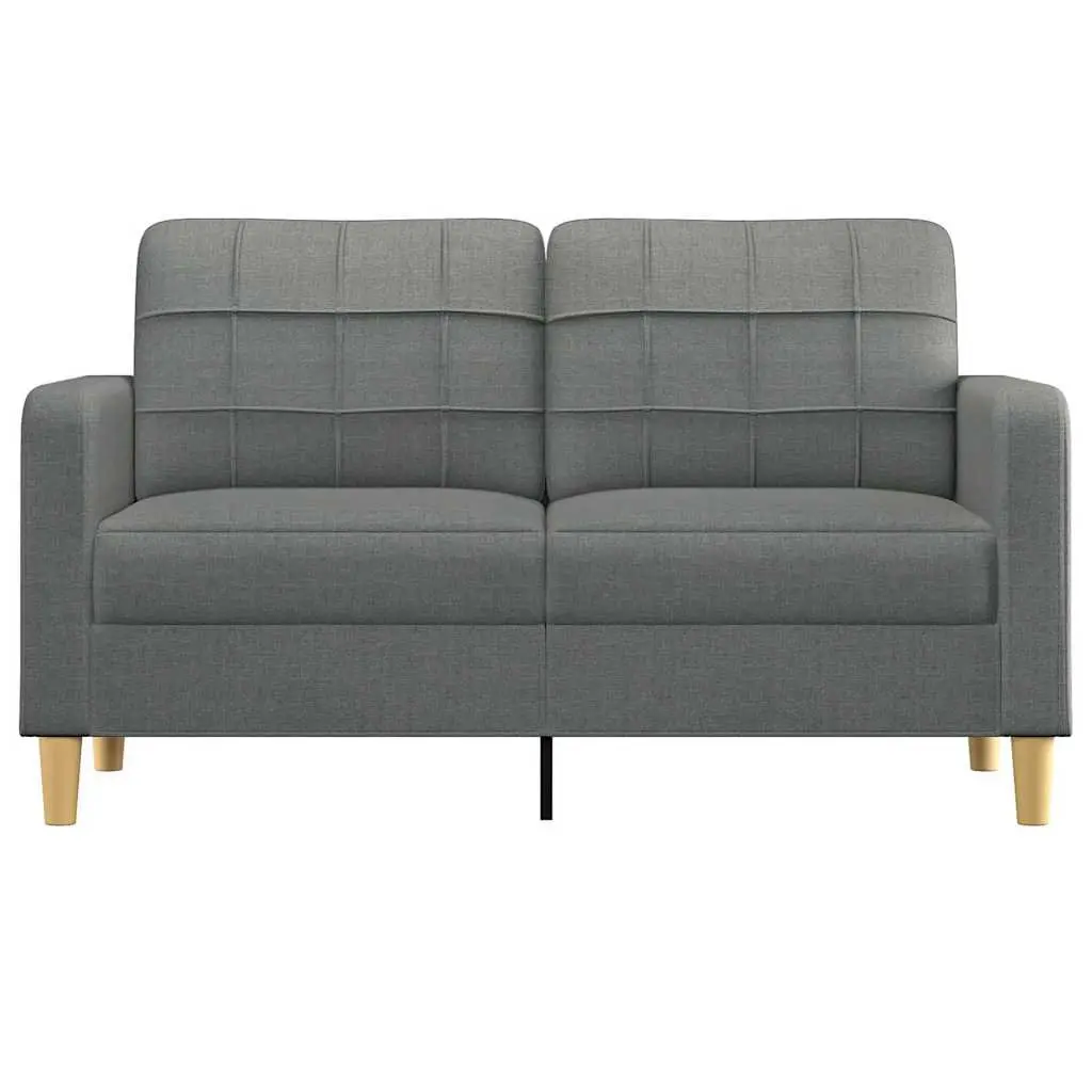 2-Seater Sofa Fabric 140cm Grey