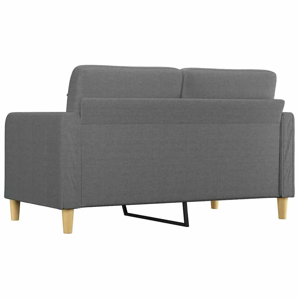 2-Seater Sofa Fabric 140cm Grey