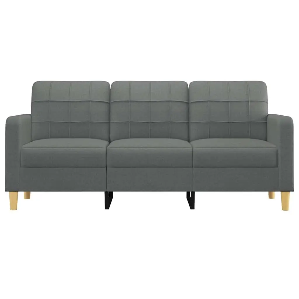 3-Seater Sofa Fabric 180cm Grey