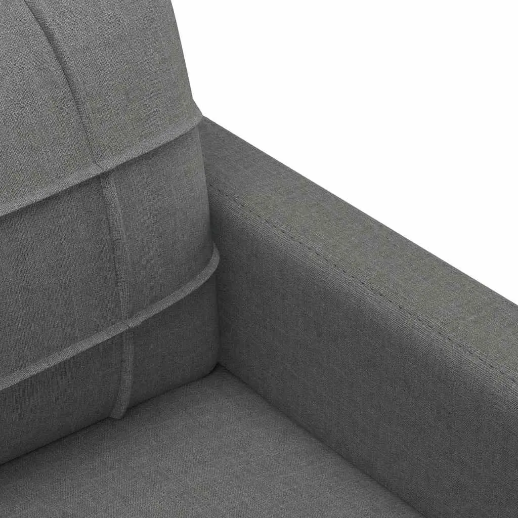 3-Seater Sofa Fabric 180cm Grey