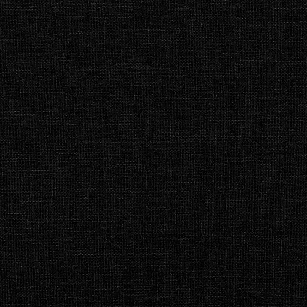 3-Seater Sofa Black 180cm Modern Living Room Couch Fabric Lounge Furniture