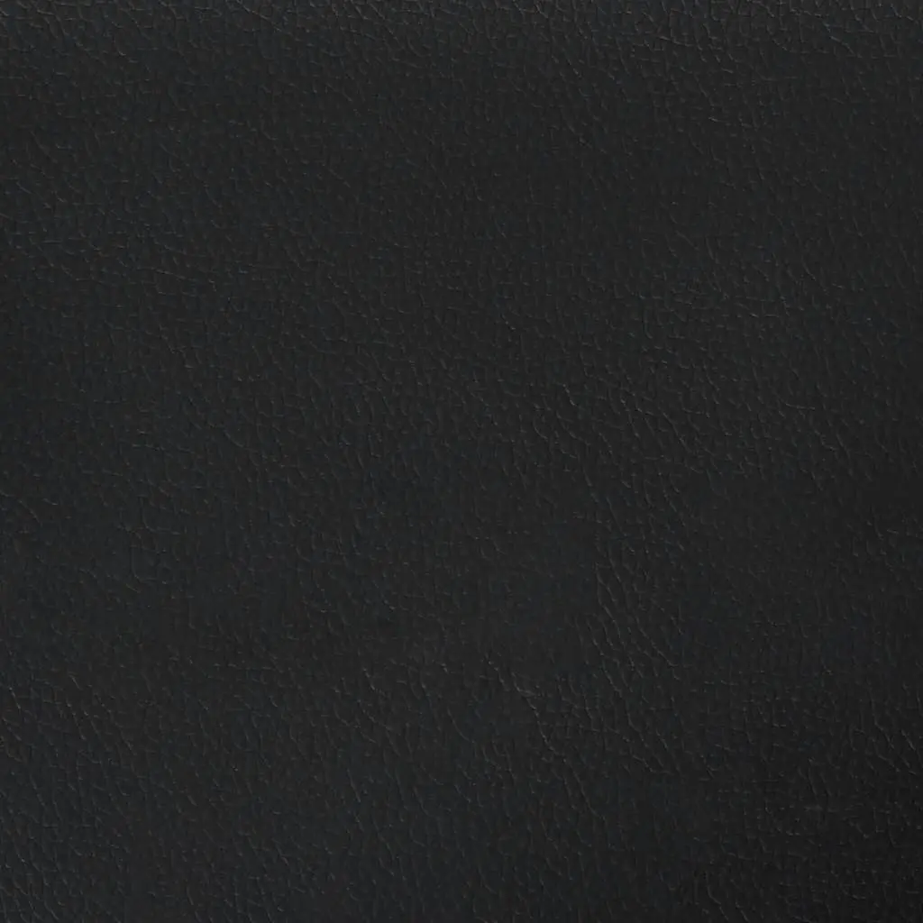 2-Seater Sofa Faux Leather 120cm Black Modern Lounge Couch
