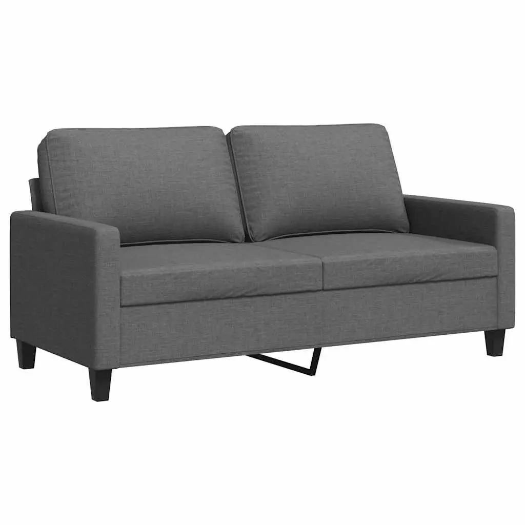Dark Grey 2-Seater Sofa for Comfort