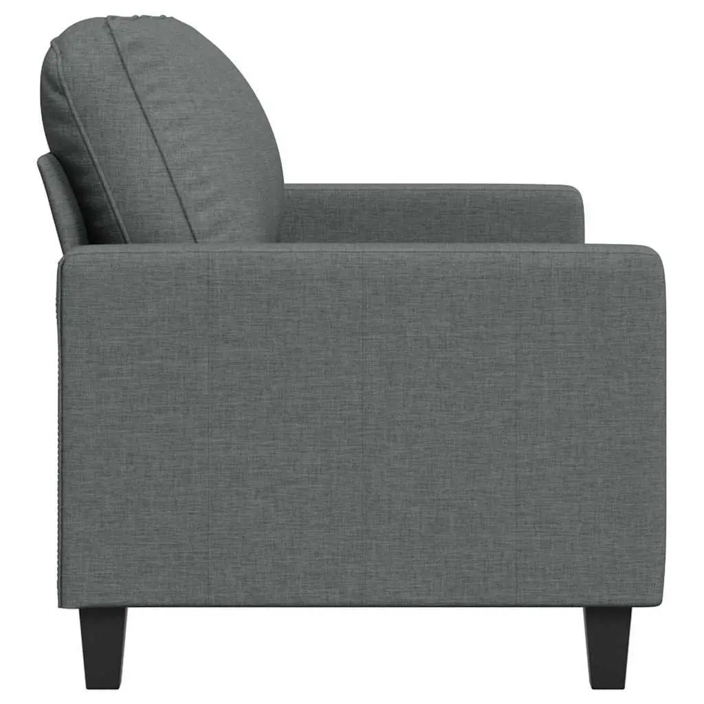 Dark Grey 2-Seater Sofa for Comfort