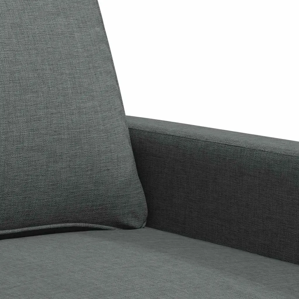 Dark Grey 2-Seater Sofa for Comfort