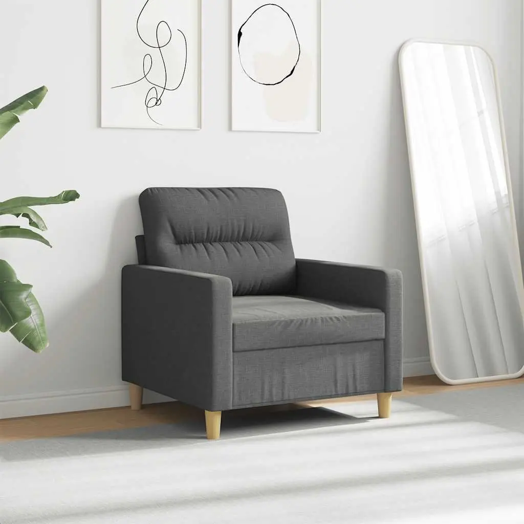 Sofa Chair Fabric 60cm Grey
