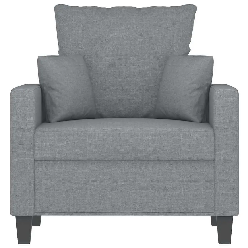 Grey Fabric Sofa Chair 60cm Armchair