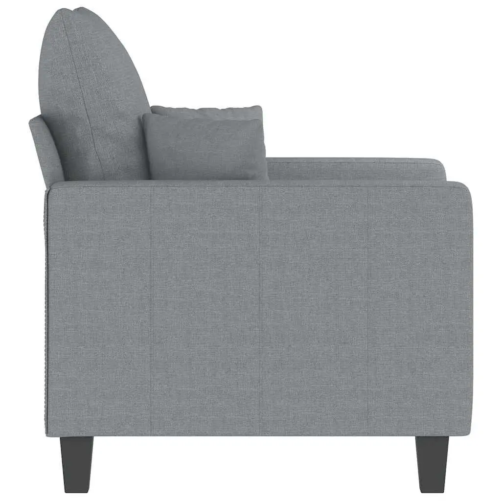 Grey Fabric Sofa Chair 60cm Armchair