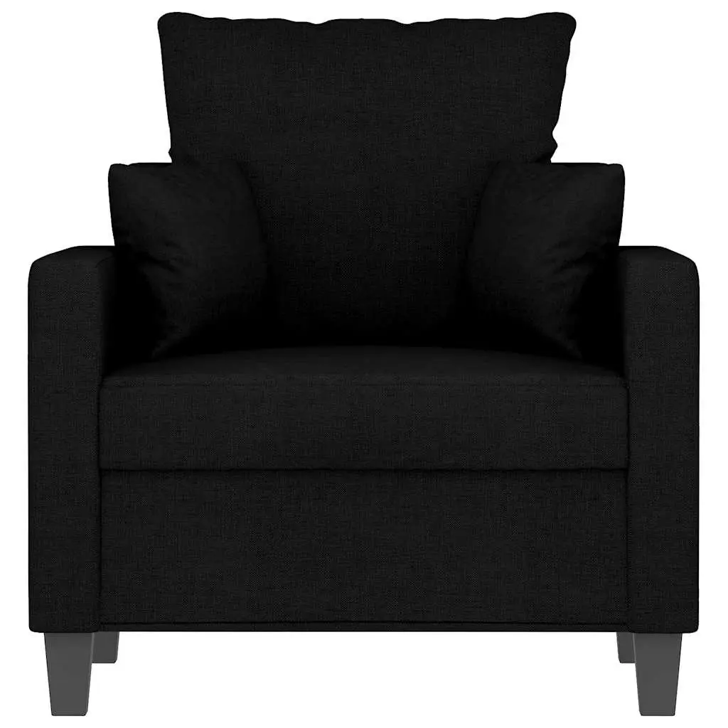 Sofa Chair Fabric 60cm Black