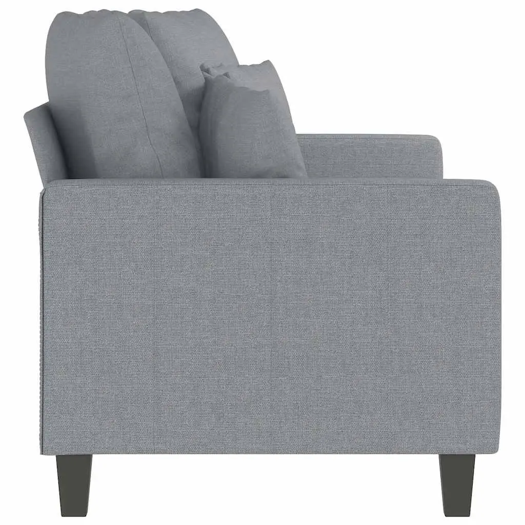 2-Seater Sofa Fabric 140cm Grey