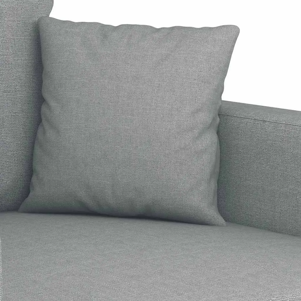 2-Seater Sofa Fabric 140cm Grey