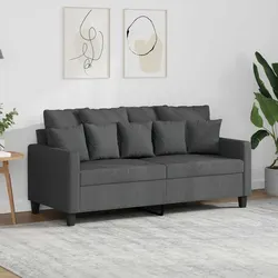 Stylish Grey 2-Seater Sofa 140cm for Modern Living Rooms