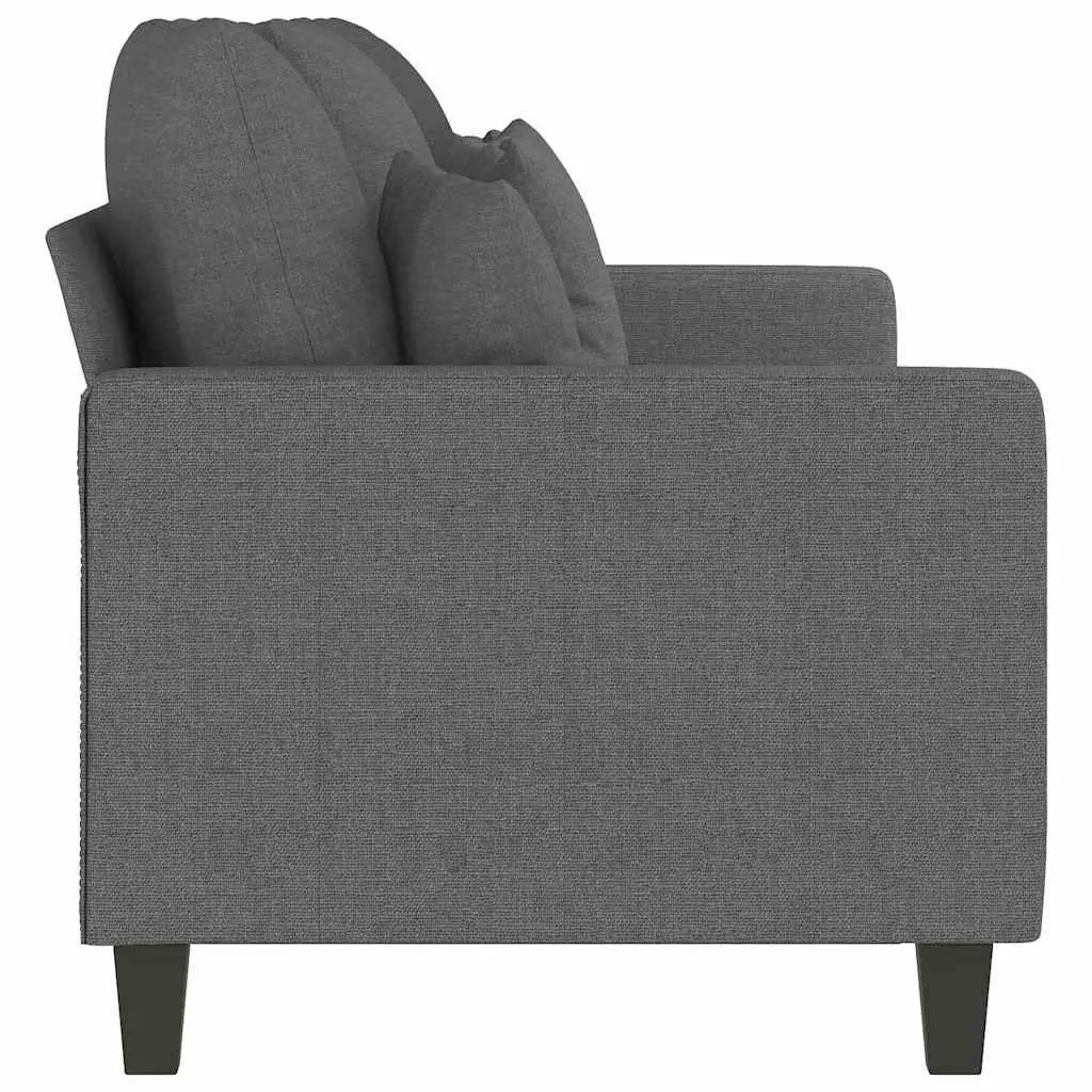 Dark Grey 3-Seater Sofa for Living Spaces