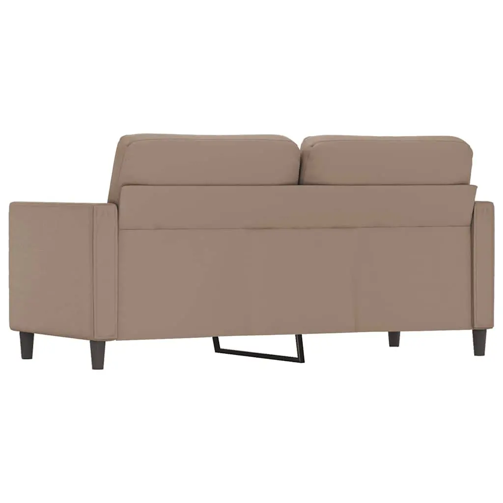 2-Seater Sofa Faux Leather 140cm Brown