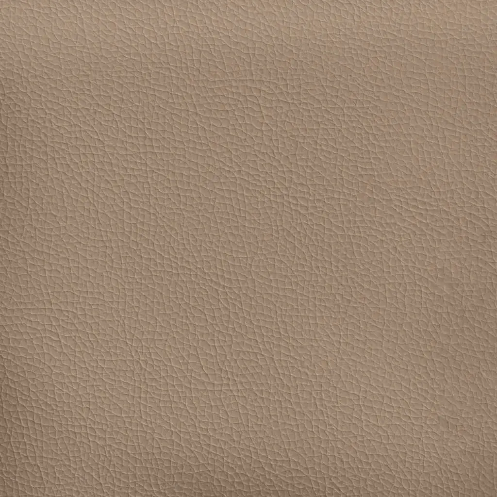 3-Seater Sofa Faux Leather 180cm Cappuccino